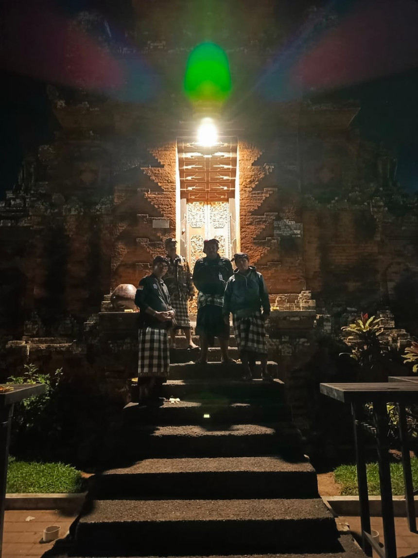 Patroli Rutin Pecalang Kesiman ring Wewidangan Desa adat.